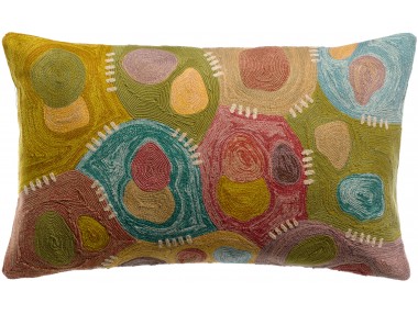 Coussin brodé Nestor Mineral