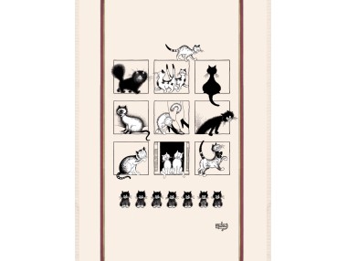 Grand torchon Dubout...