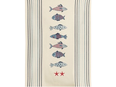 Torchon New Pesk Bleu 50 x 70