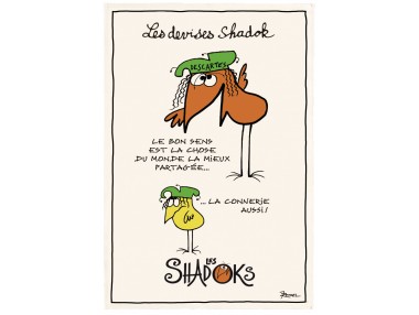 Torchon Shadoks Le bon sens...