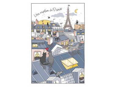Torchon Toits de Paris...