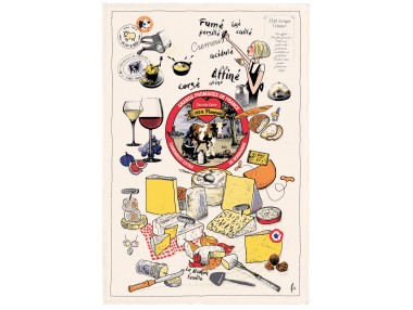 Torchon Imprimé Les grands...