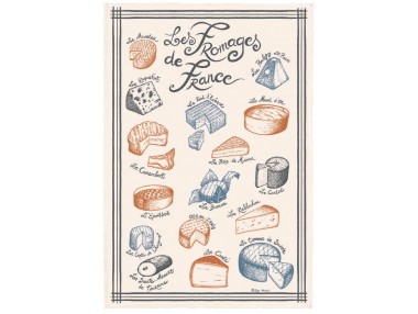 Torchon Imprimé Fromages de...