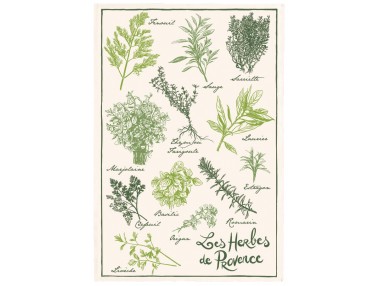Torchon Imprimé Les herbes...
