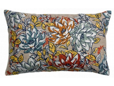 Coussin Alba brodé Multico...