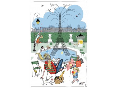 Torchon Les jardins...