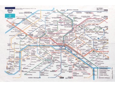 Torchon RATP Blanc 72 X 48