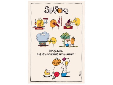 Torchon Shadoks en cuisine...