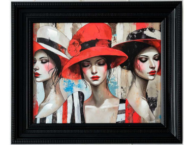 SET DE 2 TABLEAUX FEMMES...