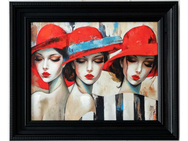 SET DE 2 TABLEAUX FEMMES...