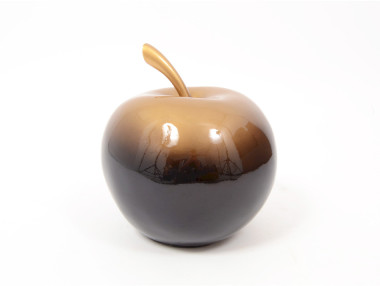 POMME NOIRE ET OR 26CM