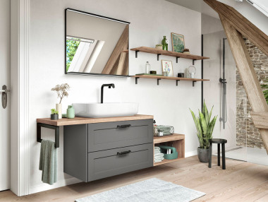 SALLE DE BAIN À CADRE / NORDIC