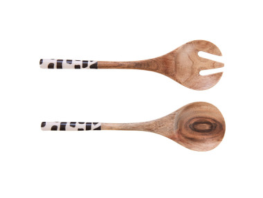 LOT DE 2 COUVERTS À SALADE