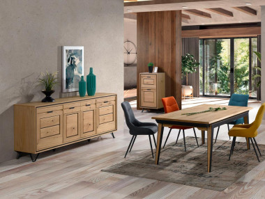 ENFILADE AVEC PLACAGE BOIS...