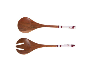 LOT DE 2 COUVERTS À SALADE