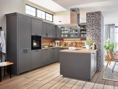 CUISINE LAQUÉE À CADRE NORDIC