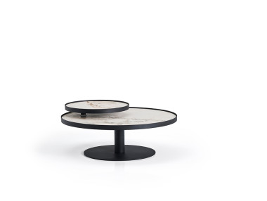 TABLE BASSE RONDE ET...