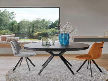 TABLE RONDE CÉRAMIQUE AVEC...