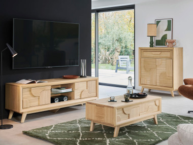 TABLE BASSE AVEC DÉCOR...