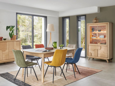 TABLE TONNEAU AVEC ALLONGES