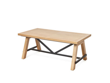 TABLE AVEC ALLONGE CENTRALE