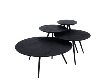 SET DE 4 TABLES BASSES BENGAL