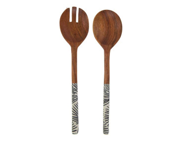 LOT DE 2 COUVERTS À SALADE