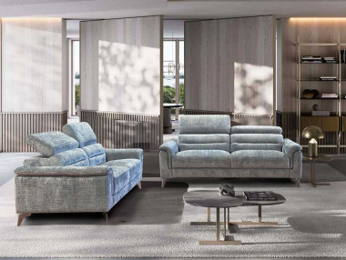 CANAPÉ FIXE AVEC TÊTIÈRES...