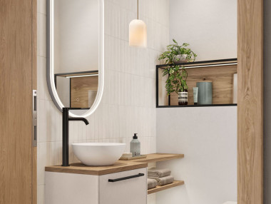 SALLE DE BAIN STRUCTURÉE LOOK