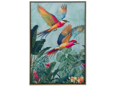 TOILE PERROQUET COLORÉ