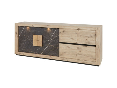 ENFILADE PORTES EFFET ARDOISE