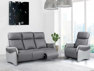 CANAPÉ RELAXATION BICOLORE