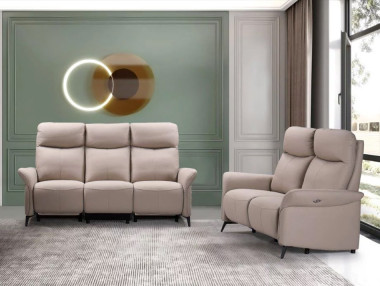 Canapé 2 places fixes