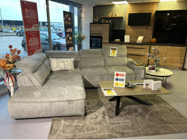 Canapé d'angle avec assise...