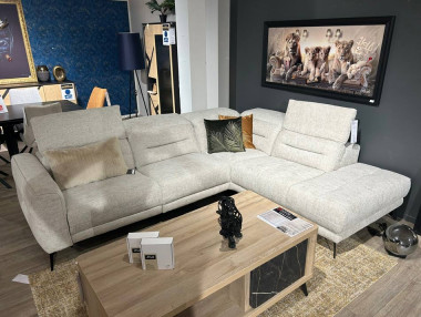 Canapé d'angle avec relax
