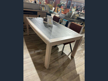 Table tonneau avec 2 allonges