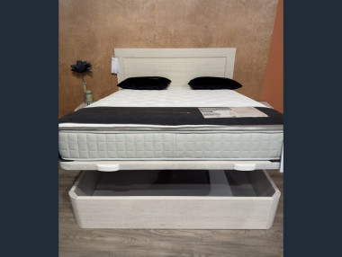 Lit coffre + tête de lit