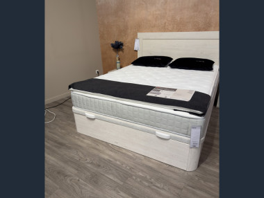 Lit coffre + tête de lit