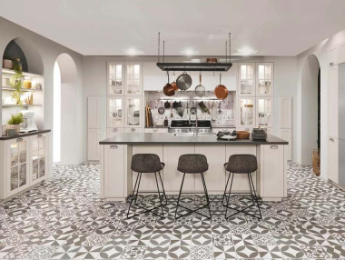 CUISINE LAQUÉE À CADRE NORDIC