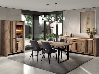 TABLE AVEC PIEDS EN U