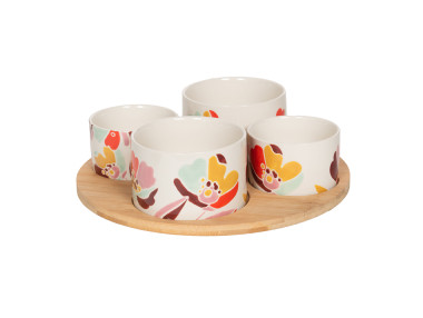 PLAT APÉRITIFS 4 BOLS ALEXIA