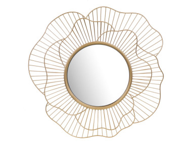 MIROIR FLOWER DORÉ