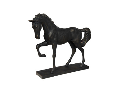 CHEVAL SOCLE PATINE