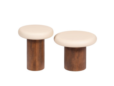 S2 BOUTS DE CANAPÉ CHAMPIGNON