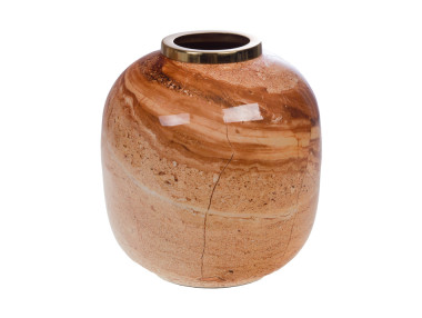 VASE MINÉRAL BOISÉE