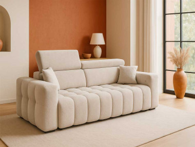 CANAPÉ AVEC TÊTIÈRES RÉGLABLES