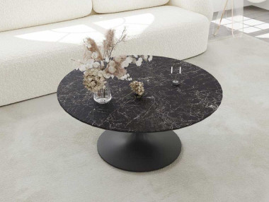 TABLE BASSE RONDE CANYON