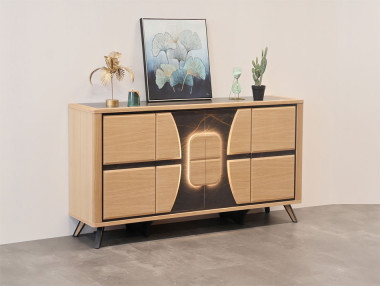 ENFILADE PORTES AVEC ÉCLAIRAGE