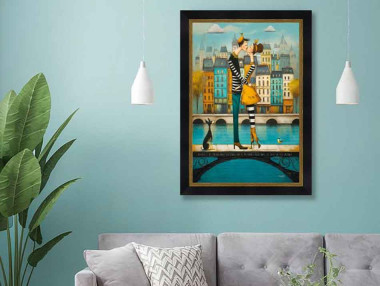 LE BISOU SUR LA PASSERELLE