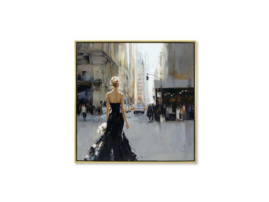 TOILE 3572 FEMME EN ROBE DE...